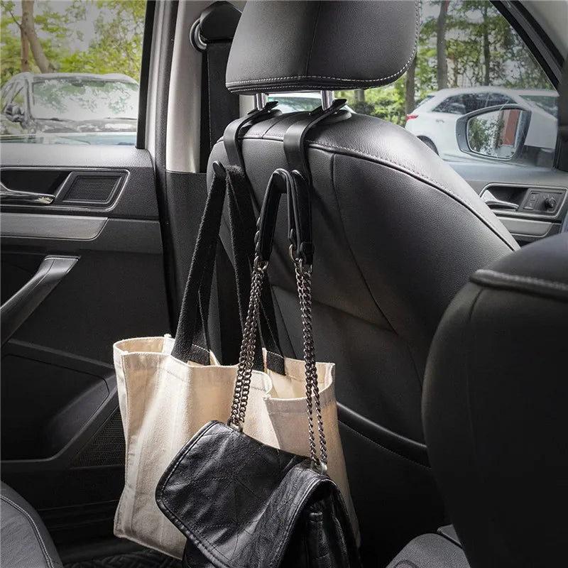 2 Pcs Car Headrest Hooks Premium Quality Replacement Accessory