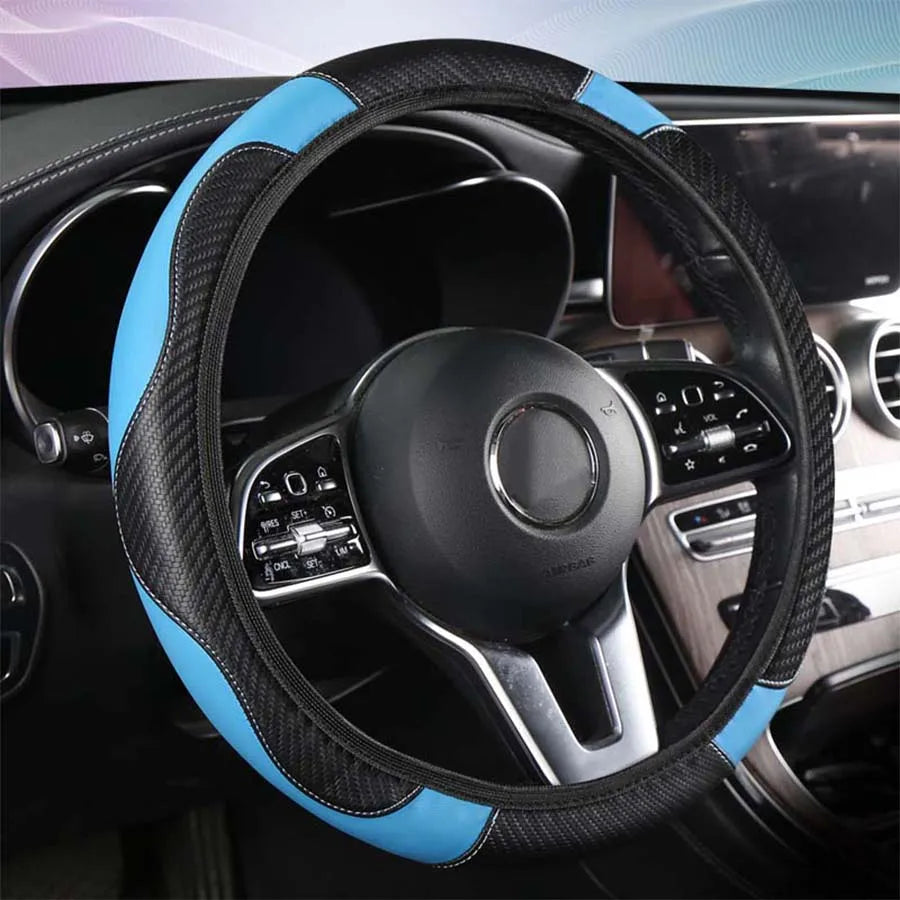 Car Steering Wheel Cover Breathable Steering Wheel Cover Anti-Slip Comfort