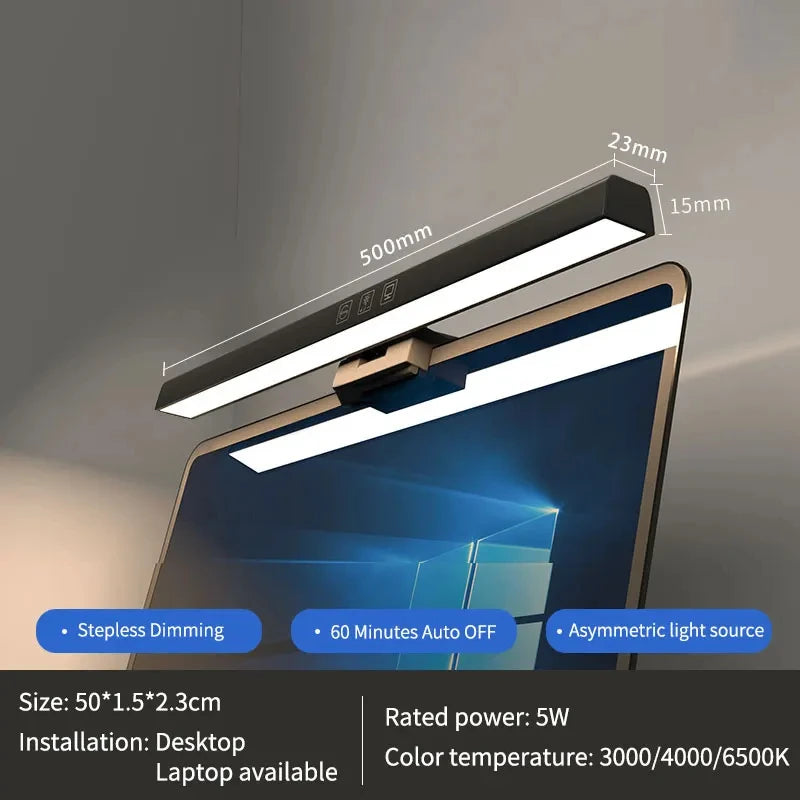 LED Monitor Light Bar 33cm LED Computer Monitor Light Bar Desk Lamp