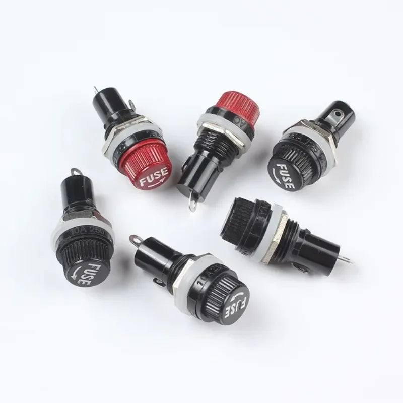 5x20 6X30mm Fuse Holders Black Premium Quality Replacement Accessory