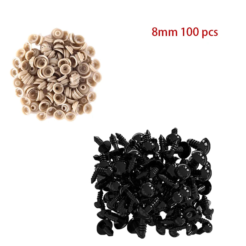 5/6//7/8/9/10/12/14/18/20mm Plastic Safety Eyes For Premium Quality Replacement Accessory