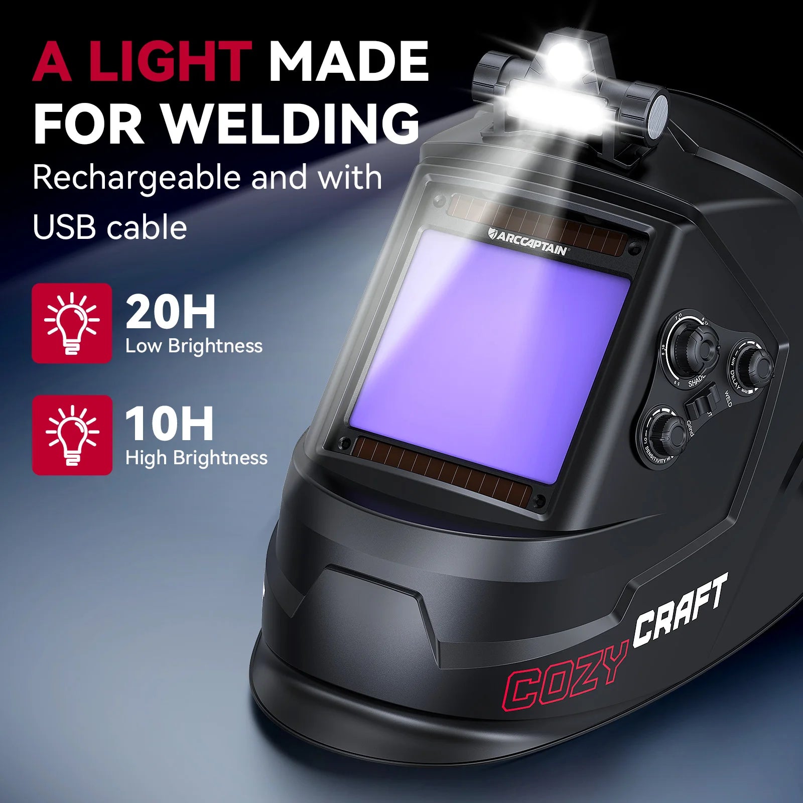 Welding Helmet ARCCAPTAIN Auto Darkening Premium Quality Replacement Accessory