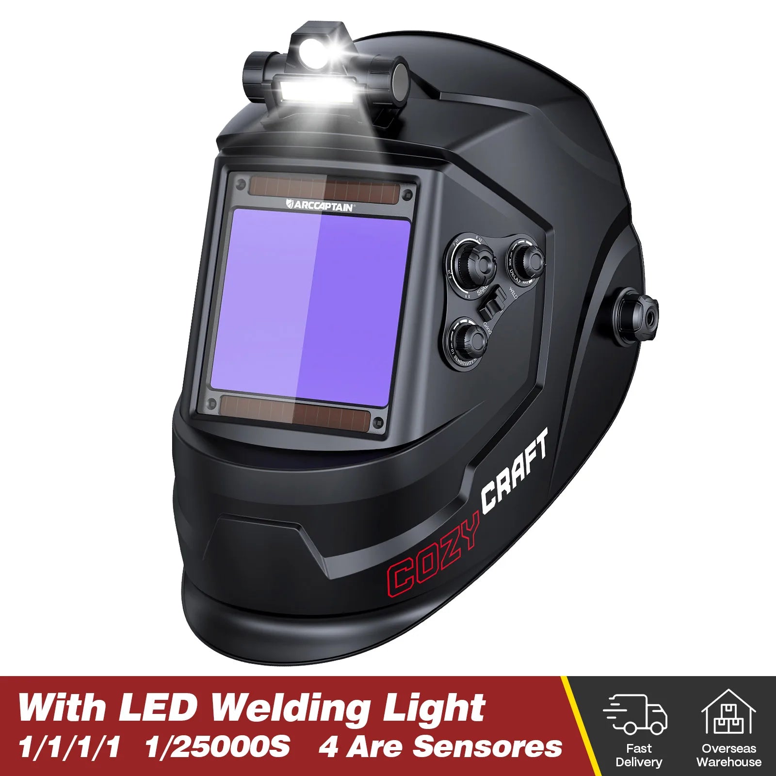 Welding Helmet ARCCAPTAIN Auto Darkening Premium Quality Replacement Accessory