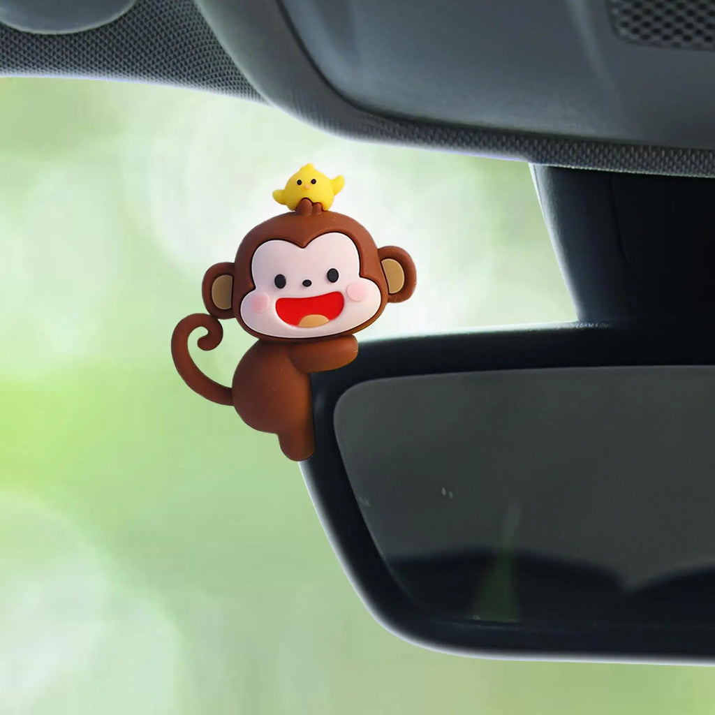 Cartoon Monkey Ornament Auto Center Car Dashboard Ornament Decoration