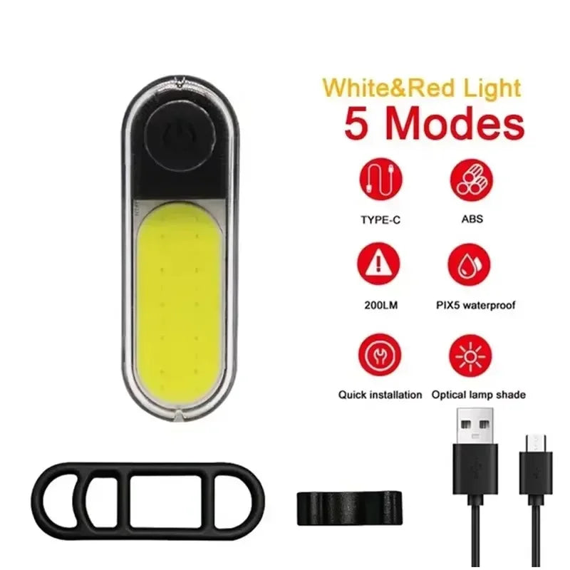 BUCKLOS Bike Light COB Front Premium Quality Replacement Accessory