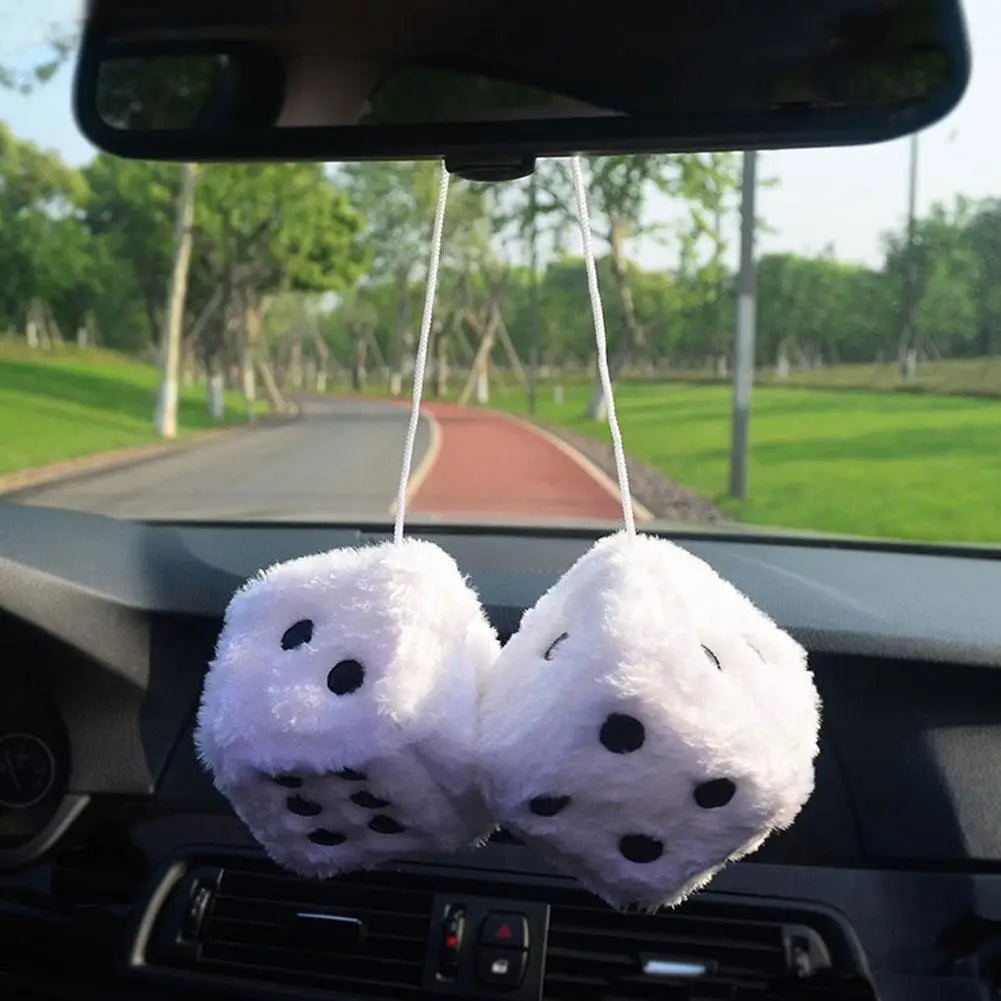 Big Long Hair Hot Stamping Car Dashboard Ornament Decoration