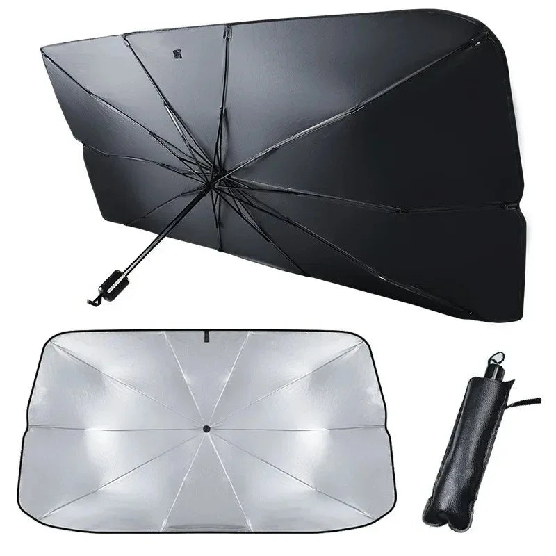 car sunshade retractable sunscreen heat Car Sun Shade UV Protector