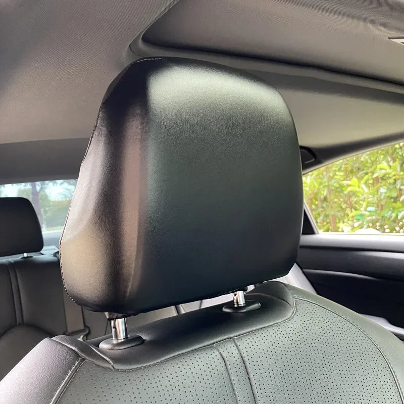 Universal Leather Car Headrest Cover Premium Quality Replacement Accessory