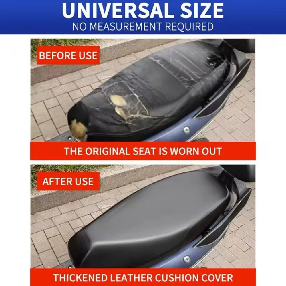 Motorcycle Seat Cover Elastic PU Premium Quality Replacement Accessory