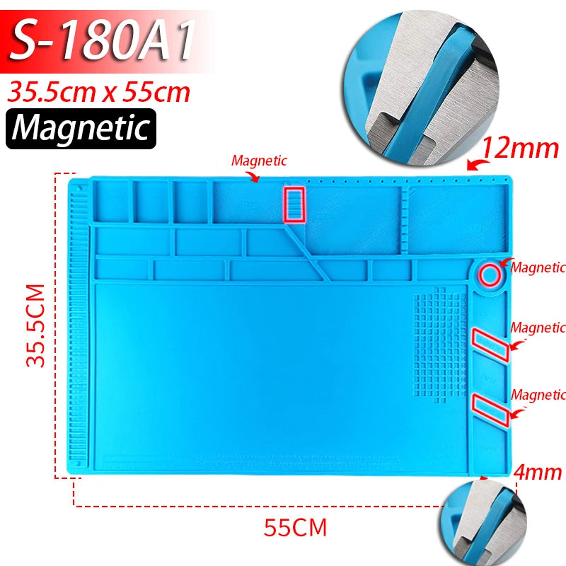 Soldering Station Mat Silicone Work Premium Quality Replacement Accessory