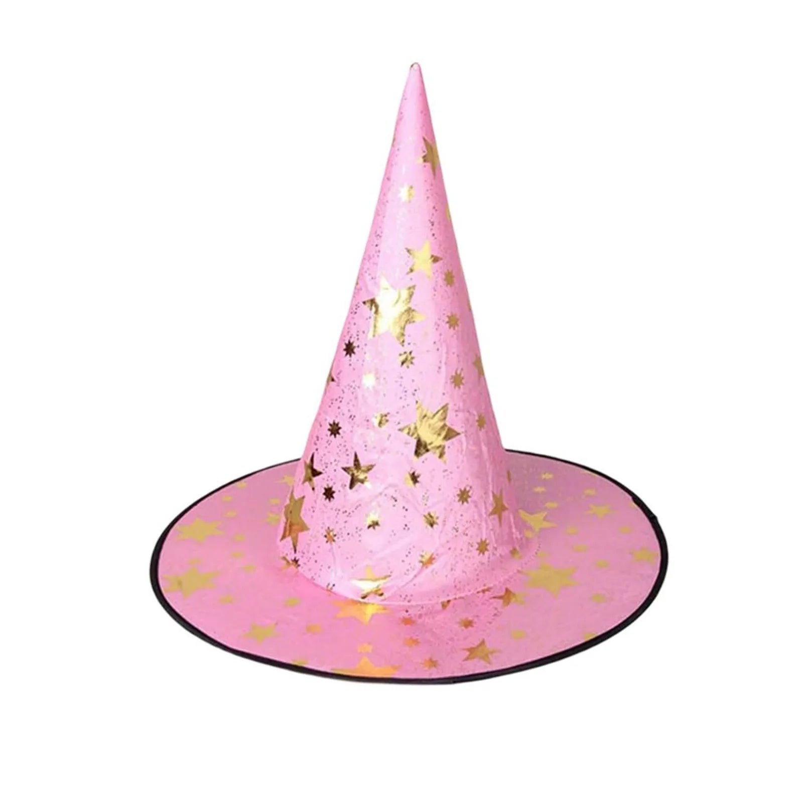 Halloween Hat Children Adult Masquerade Dress Up Magician Bronzing Wizard Pentagram Hat Halloween Party Witch Hat Favor