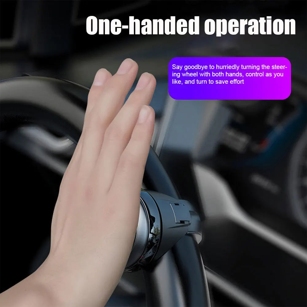 Car Steering Wheel Rotary Knob Steering Wheel Cover Anti-Slip Comfort