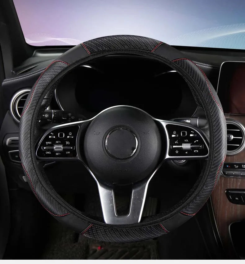 Car Steering Wheel Cover Breathable Steering Wheel Cover Anti-Slip Comfort