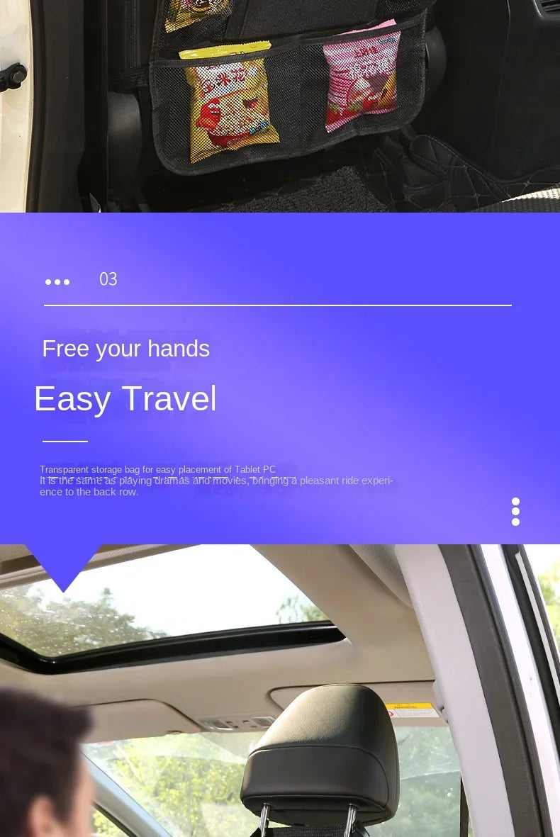 Car Backseat Organizer with Tablet Premium Quality Replacement Accessory