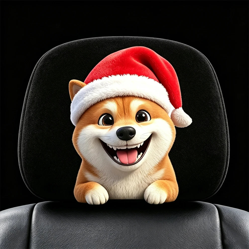 Car Headrest Funny Cover Accessories Car Dashboard Ornament Decoration