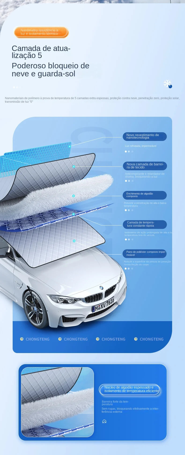Sunshade Cover Car Windshield Snow Car Sun Shade UV Protector
