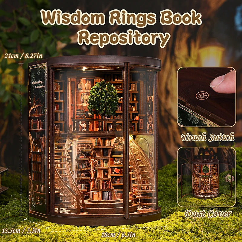 DIY Book Nook Kit Retro Premium Quality Replacement Accessory