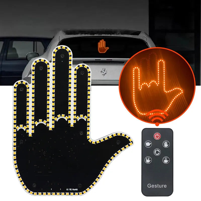 Car Finger Light With Remote Premium Quality Replacement Accessory