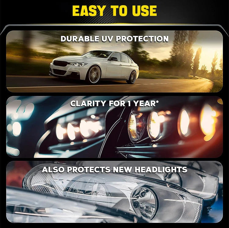 Car Headlight Liquid Polymer Polisher Premium Quality Replacement Accessory