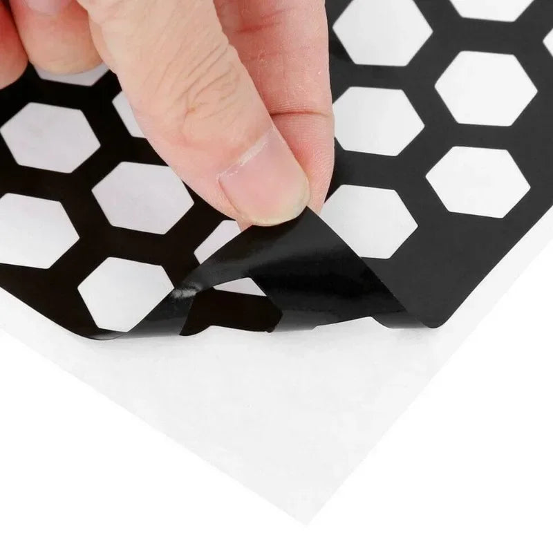 Car Honeycomb Stickers Stylish Tail Premium Quality Replacement Accessory