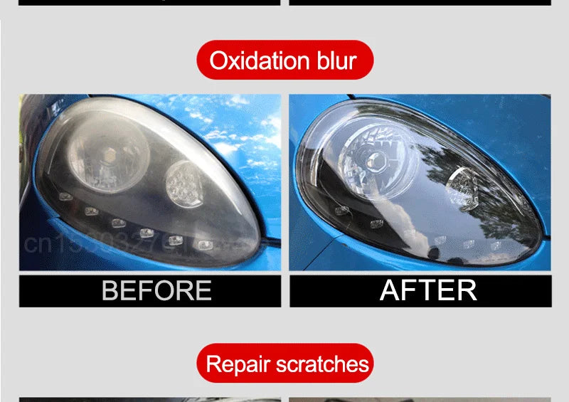 Car Headlight Restoration Polishing Kits Premium Quality Replacement Accessory