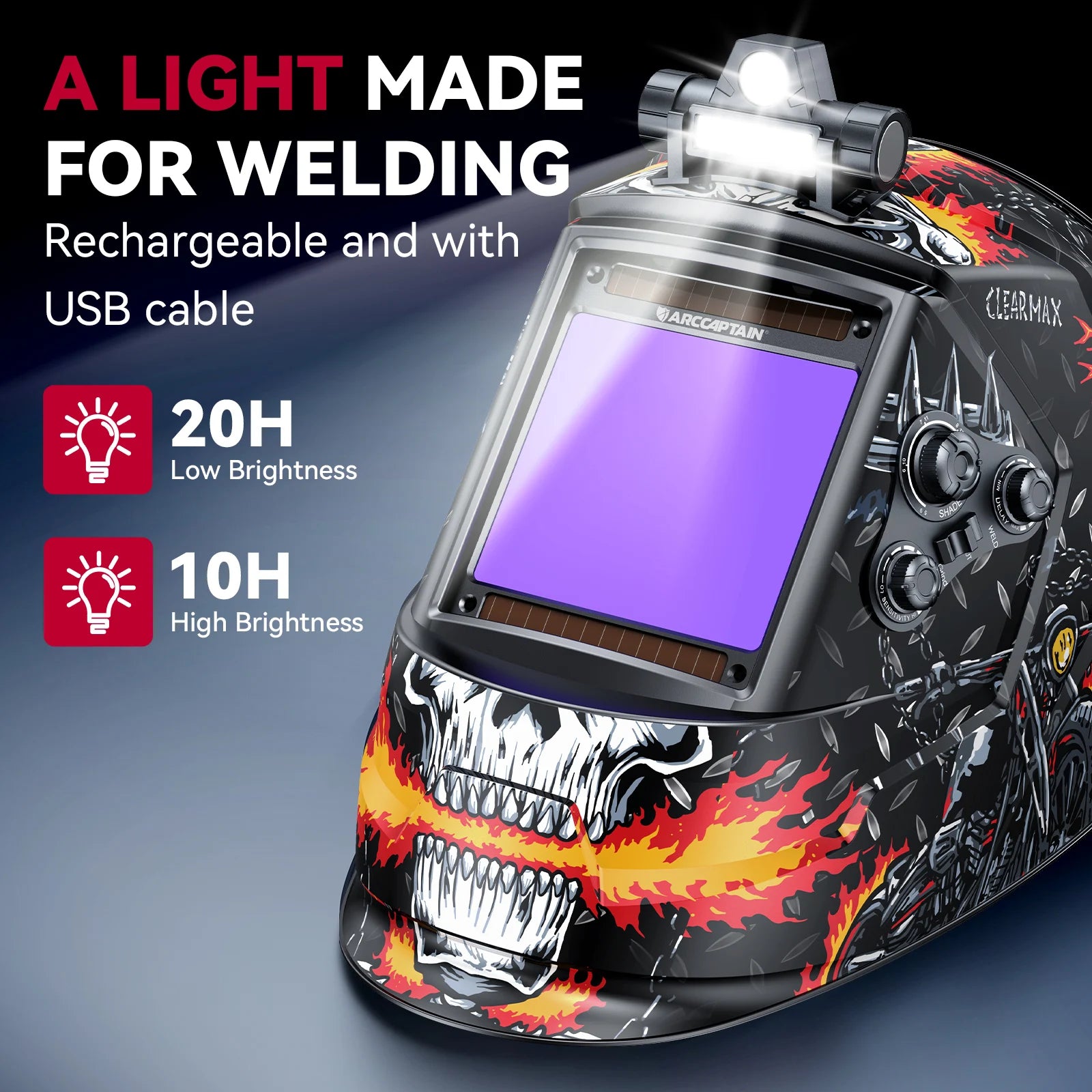 Welding Helmet ARCCAPTAIN Auto Darkening Premium Quality Replacement Accessory
