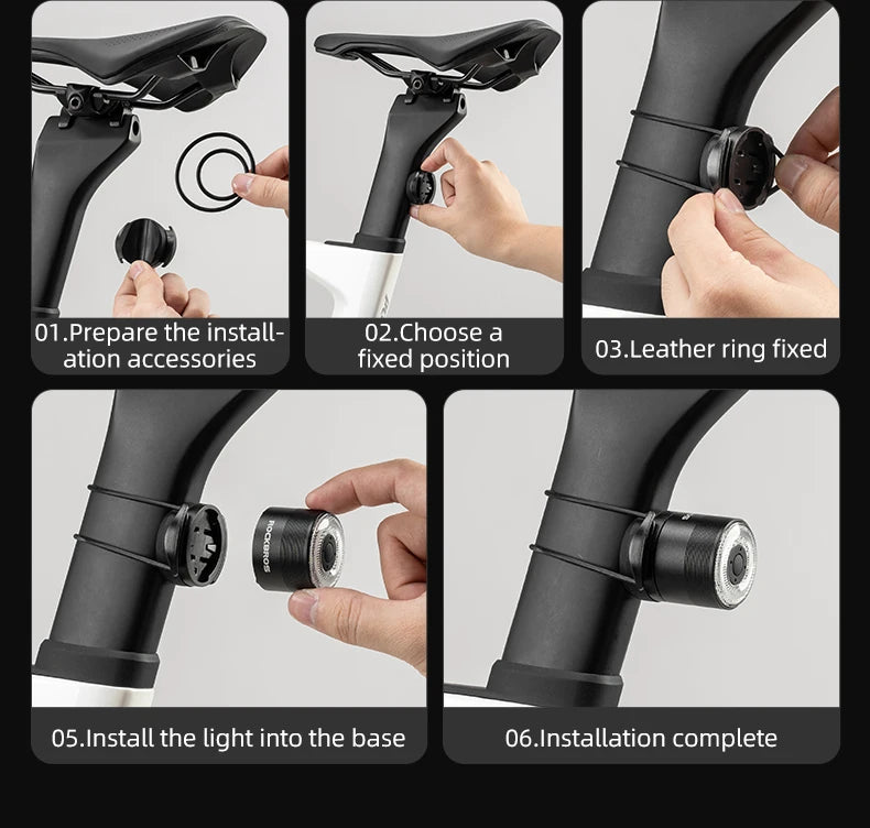 ROCKBROS Bicycle Tail Light Smart Premium Quality Replacement Accessory