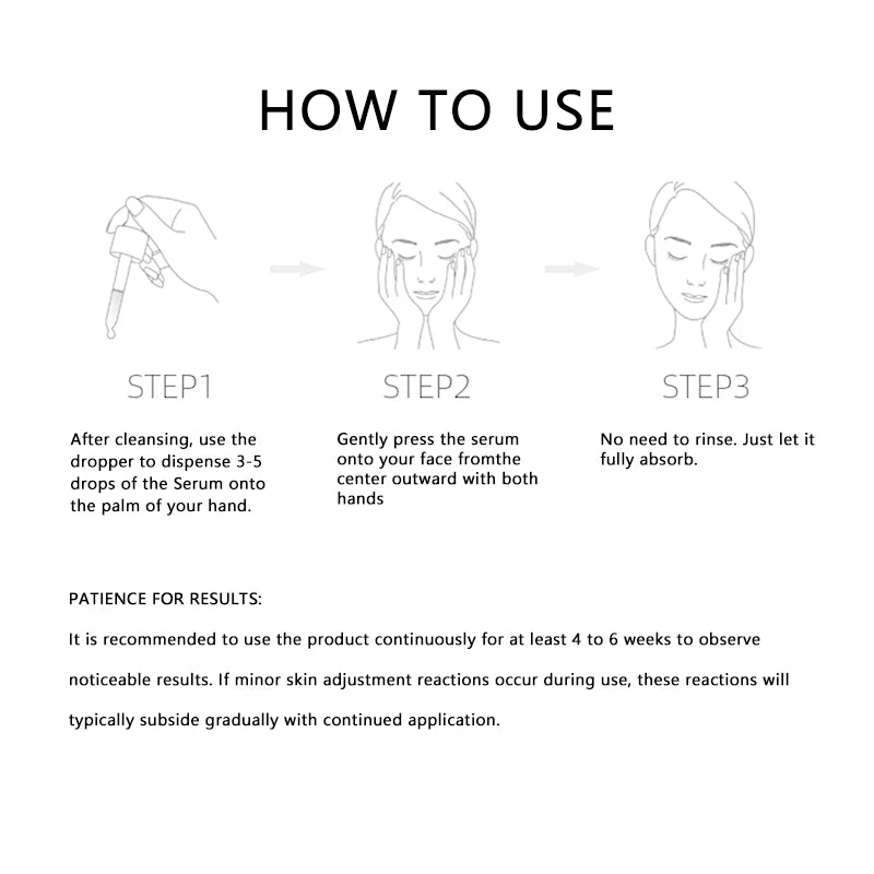 Snail Mucin Serum 30ml With Niacinamide, Hyaluronic Acid, Collagen Facial Serum Deep Hydration