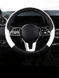Two Tone PU Leather Car Steering Wheel Cover Anti-Slip Comfort