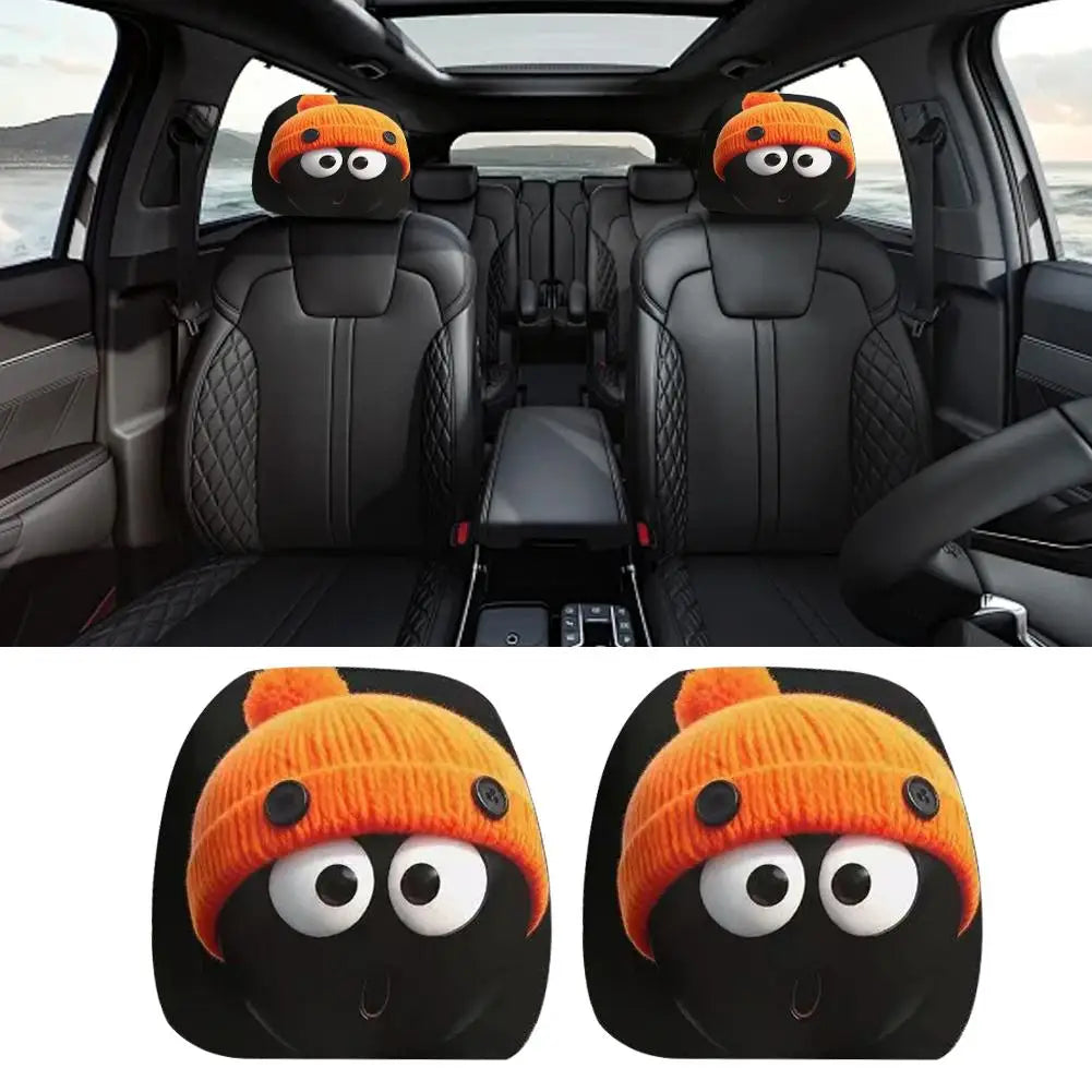 Funny Cartoon Premium Car Headrest Premium Quality Replacement Accessory