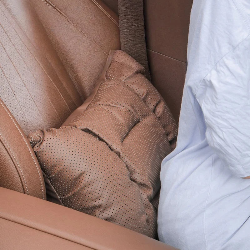 Memory Leather Car Headrest Neck Premium Quality Replacement Accessory
