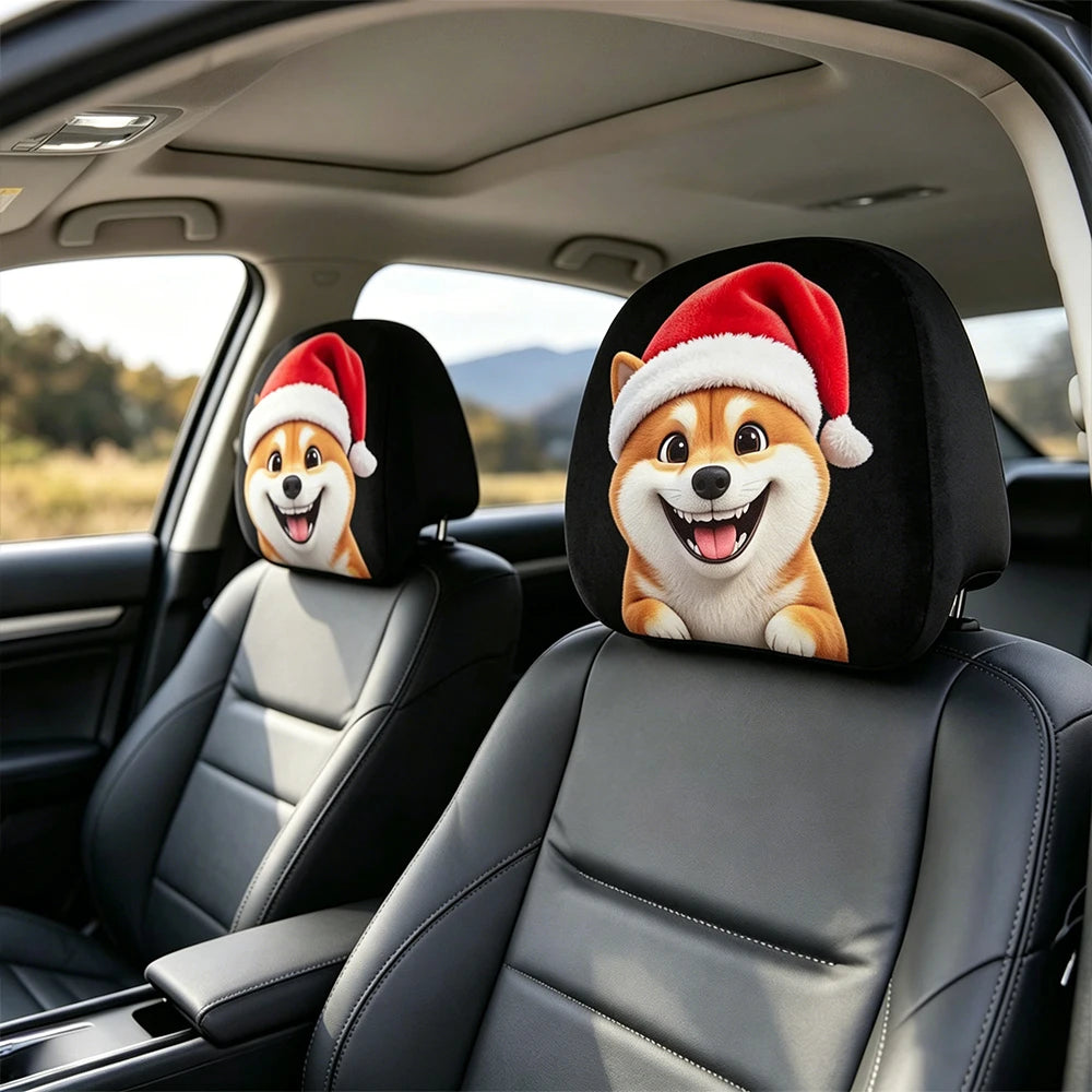 Car Headrest Funny Cover Accessories Car Dashboard Ornament Decoration