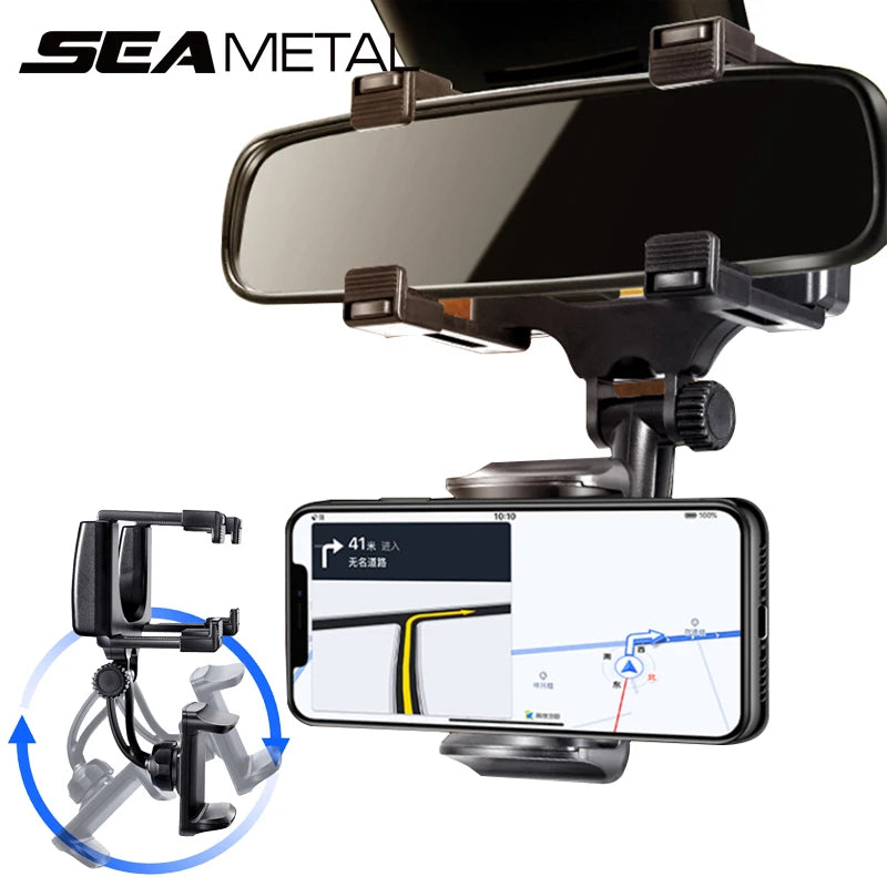 SEAMETAL Rearview Mirror Phone Holder Premium Quality Replacement Accessory