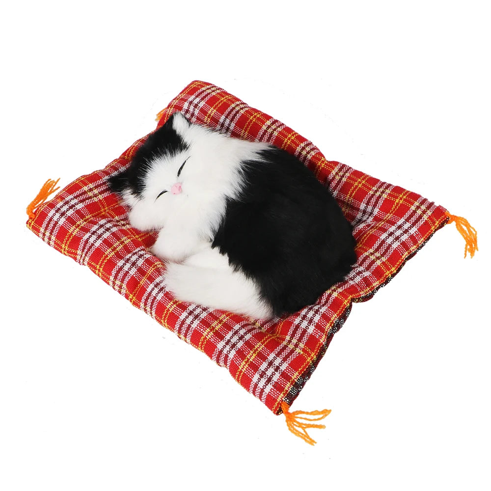 Lovely Plush Kittens Doll Toy Car Dashboard Ornament Decoration
