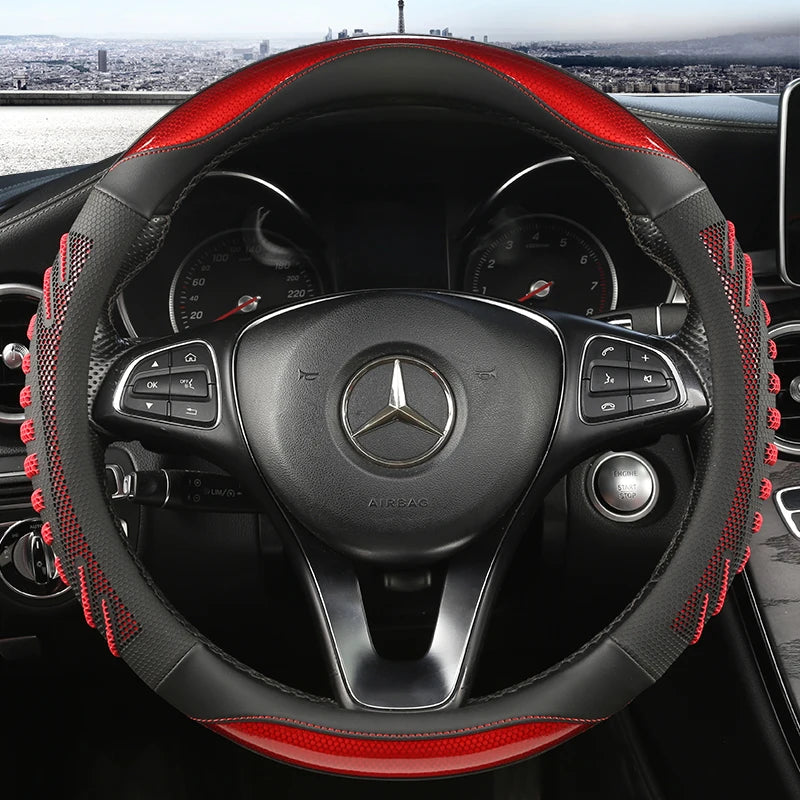 Three-dimensional Honeycomb Steering Wheel Cover Steering Wheel Cover Anti-Slip Comfort