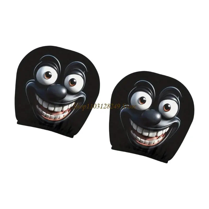 4 Car Headrest Covers Novelty Premium Quality Replacement Accessory
