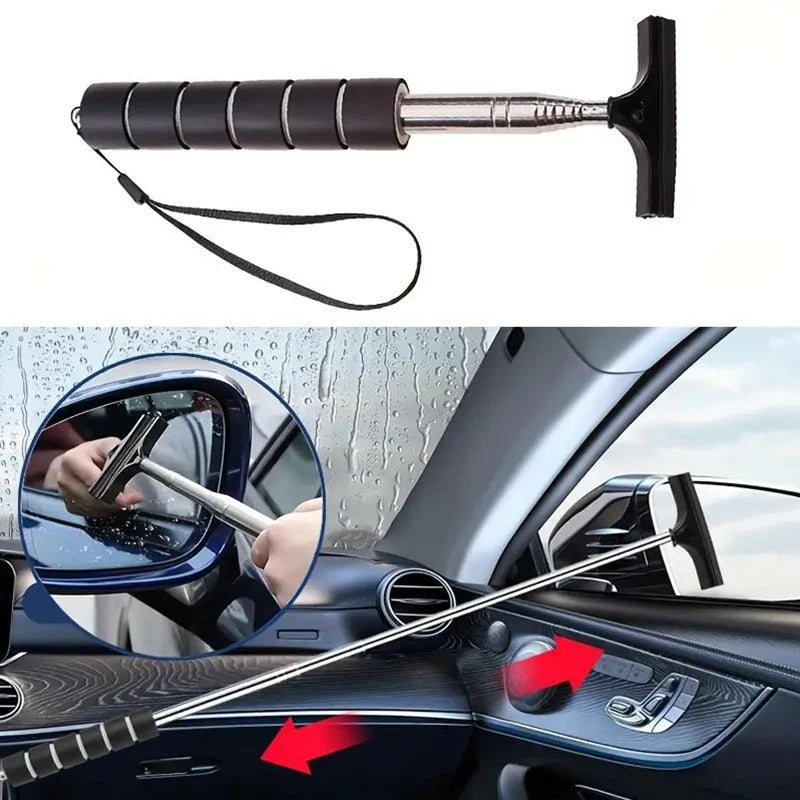 Car Rearview Mirror Wiper Telescopic Premium Quality Replacement Accessory