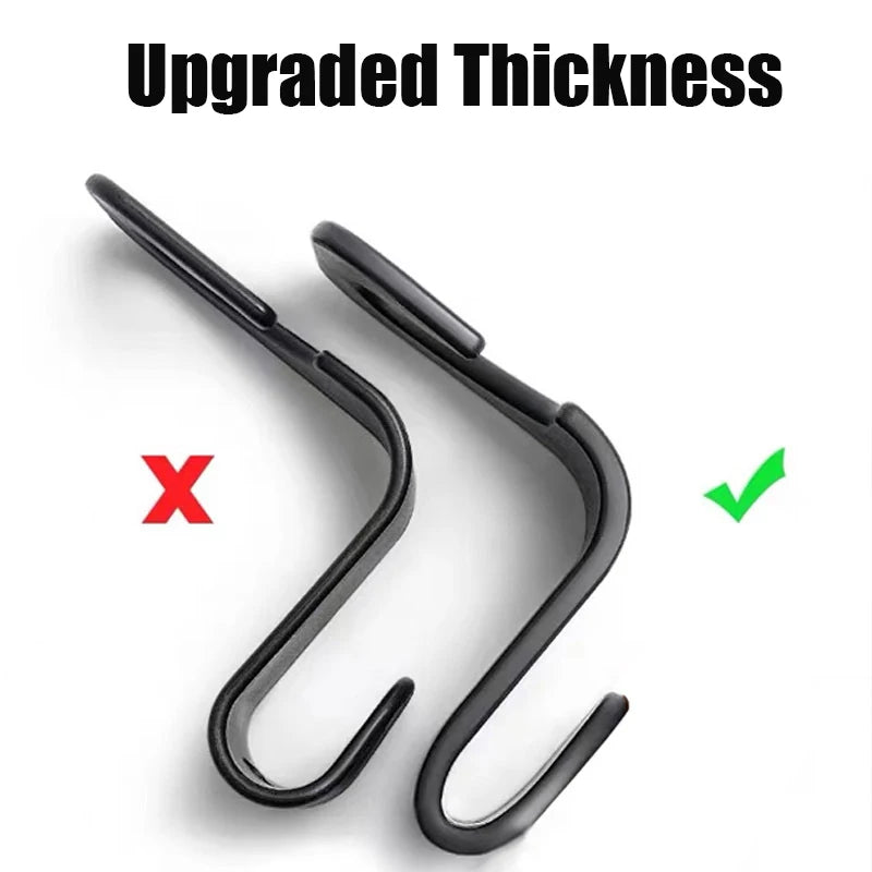 2 Pcs Car Headrest Hooks Premium Quality Replacement Accessory