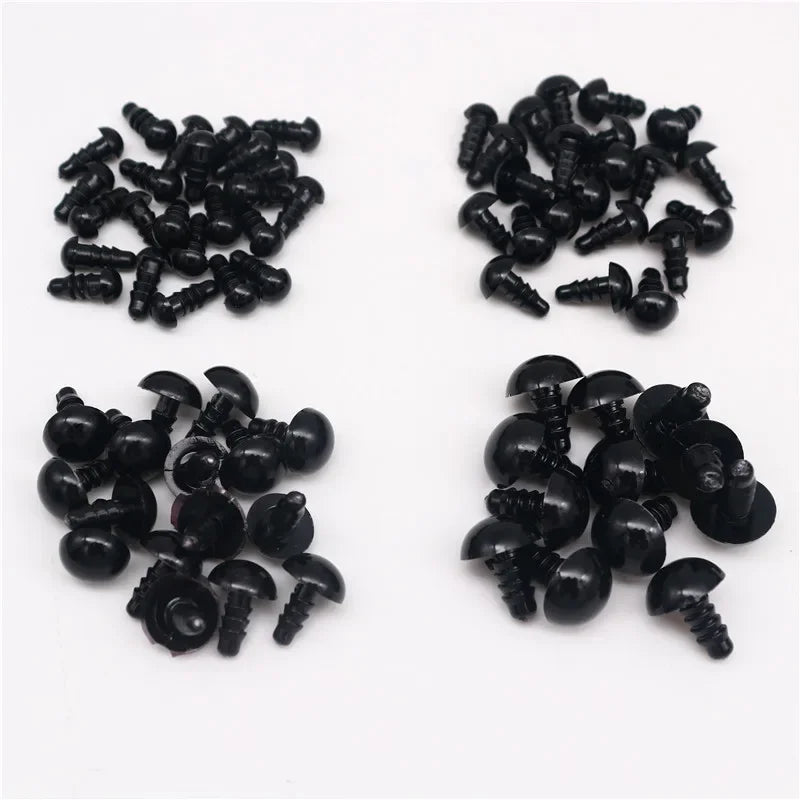 5-16mm Eyeball Doll Accessories Black Doll Making Safety Eyes Craft Supply
