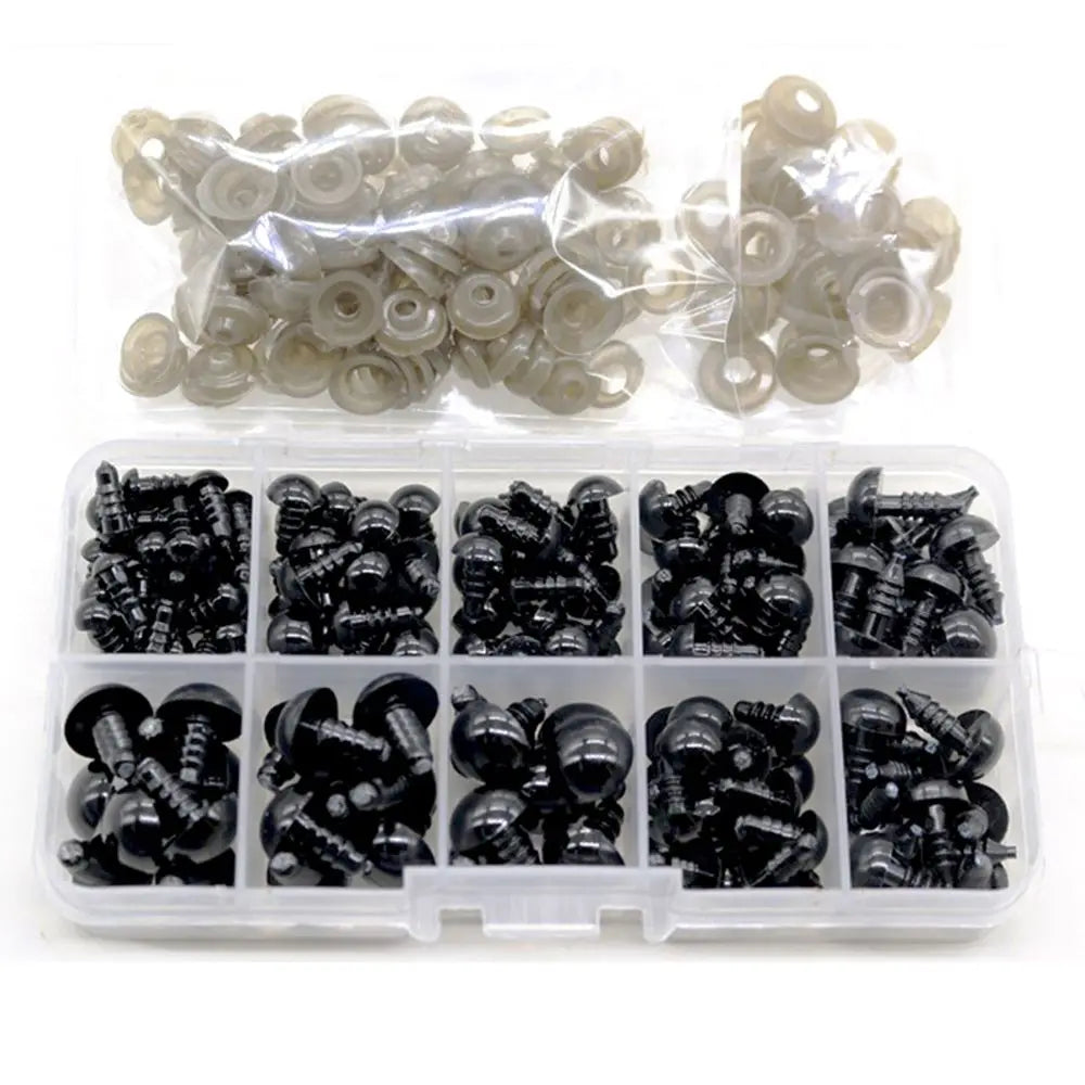 10mm Eyeball Doll Accessories Black Doll Making Safety Eyes Craft Supply