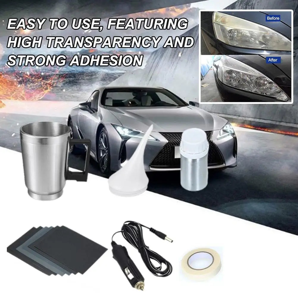 200ml Car Headlight Restoration Kit Premium Quality Replacement Accessory