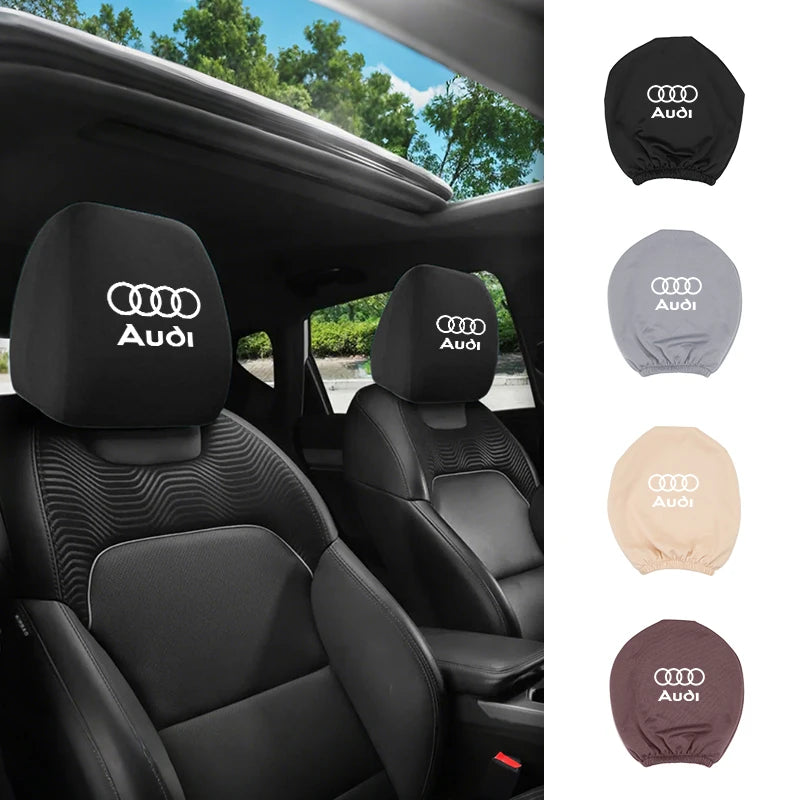 Car Headrest Cover for Audi Premium Quality Replacement Accessory