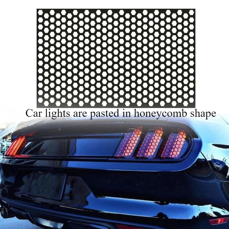 Car Honeycomb Stickers Stylish Tail Premium Quality Replacement Accessory