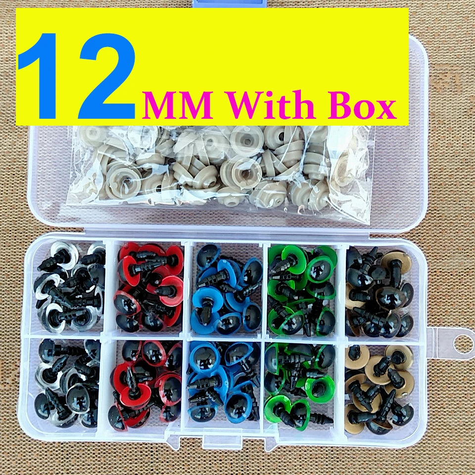 5 Colors Plastic Doll Safety Doll Making Safety Eyes Craft Supply