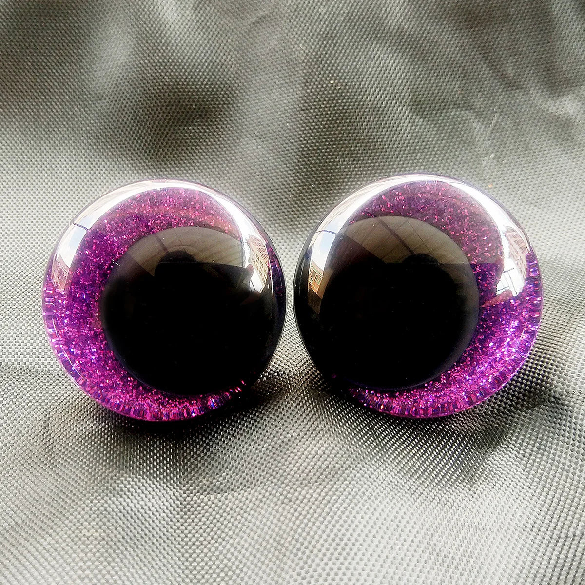 3D Glitter Eyes For Crochet Doll Making Safety Eyes Craft Supply