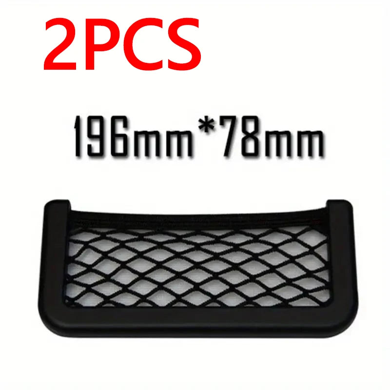 Car Storage Bag Nets Adhesive Premium Quality Replacement Accessory