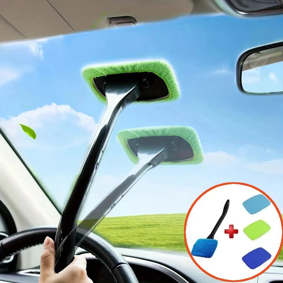 Car Window Cleaner Brush Kit Premium Quality Replacement Accessory