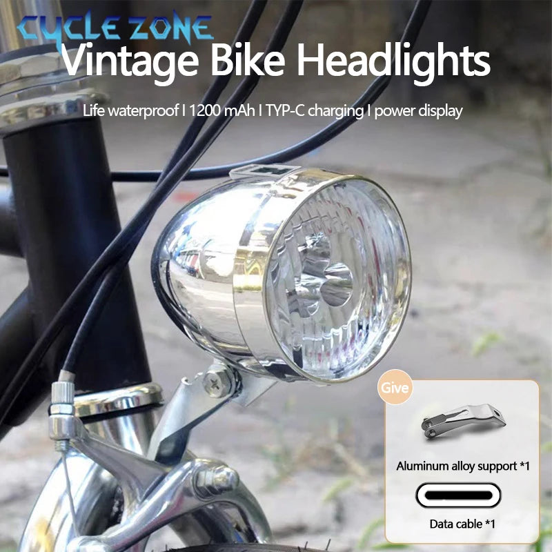 Vintage Bicycle Front Light 3 Premium Quality Replacement Accessory