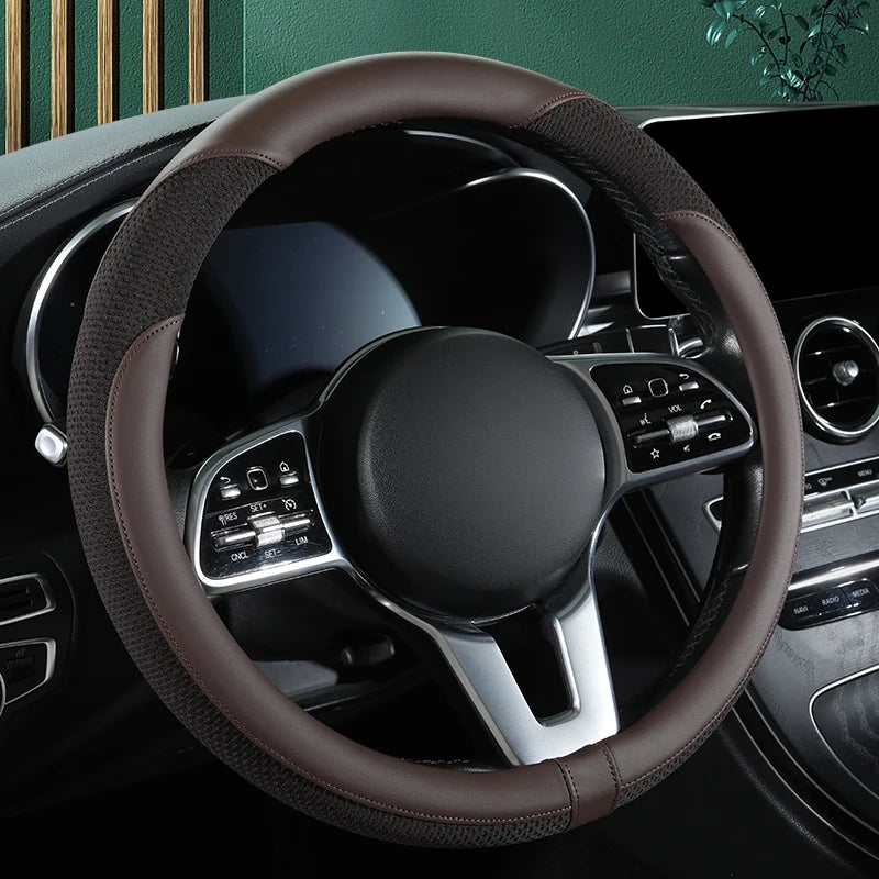 Car Steering Wheel Cover Premium Steering Wheel Cover Anti-Slip Comfort