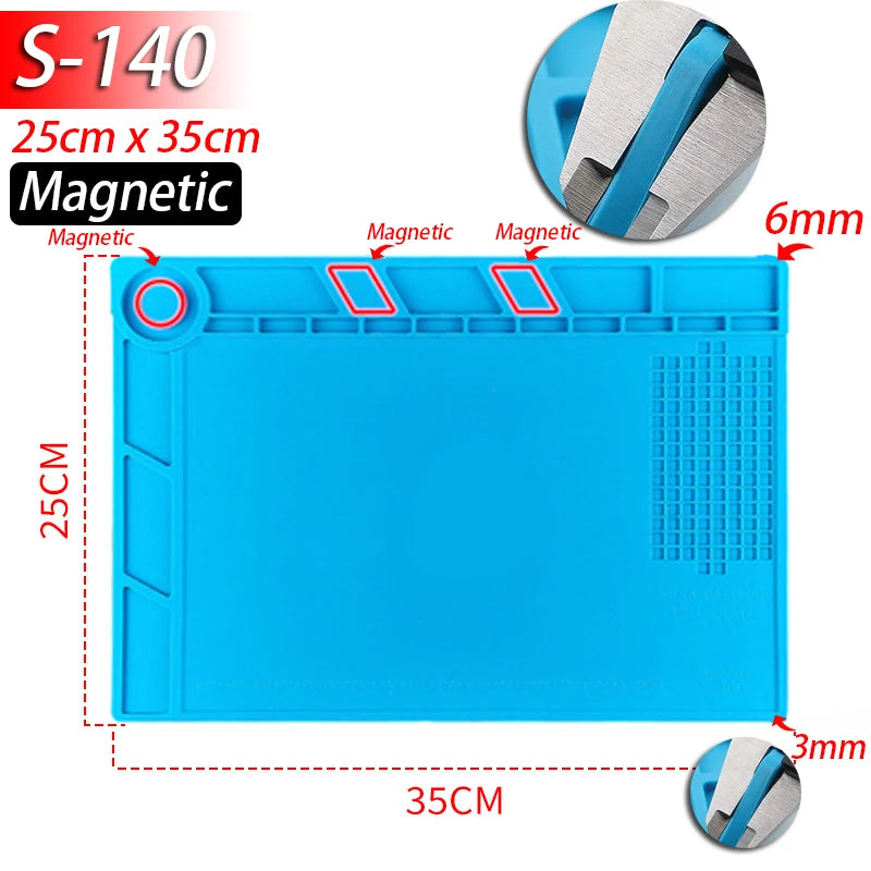 Soldering Station Mat Silicone Work Premium Quality Replacement Accessory